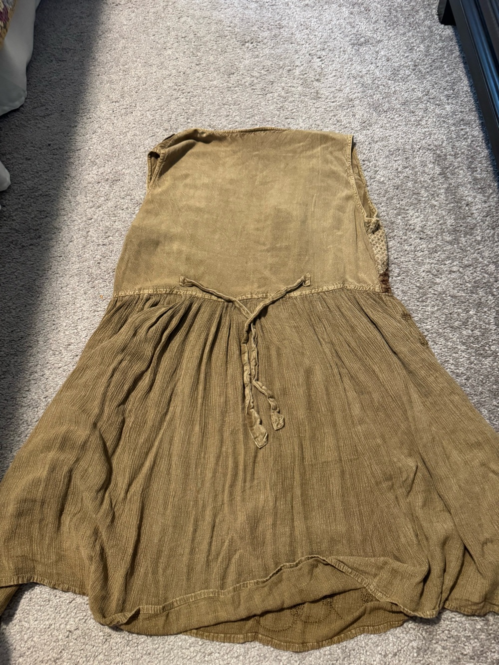Vintage M.P.H. Embroidered Patchwork Dress - Picture 5 of 5